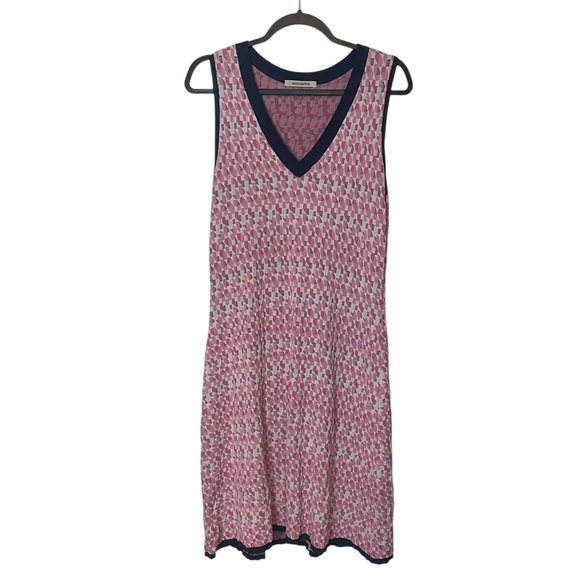 Aldo Martins Dresses & Skirts - Aldo Martins Pink and Navy Knit Dress
